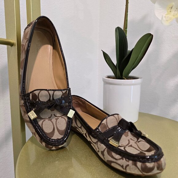Coach Signature Loafers - Picture 1 of 7